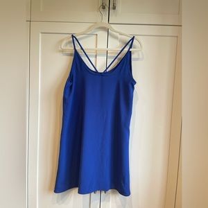 Shein Blue V Front Mini Dress